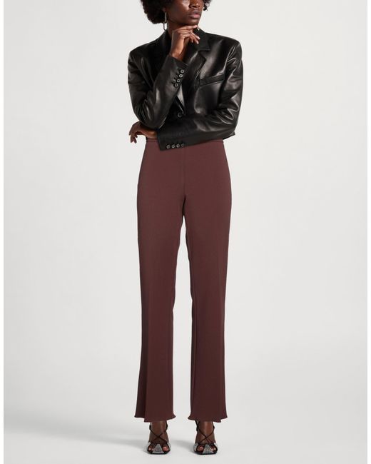 Rinascimento Purple Pants Polyester, Elastane