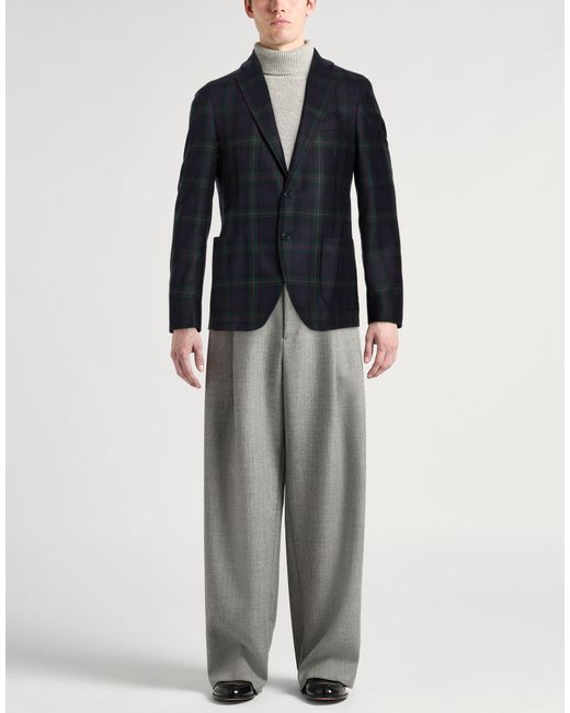 Tombolini Blue Midnight Blazer Virgin Wool for men