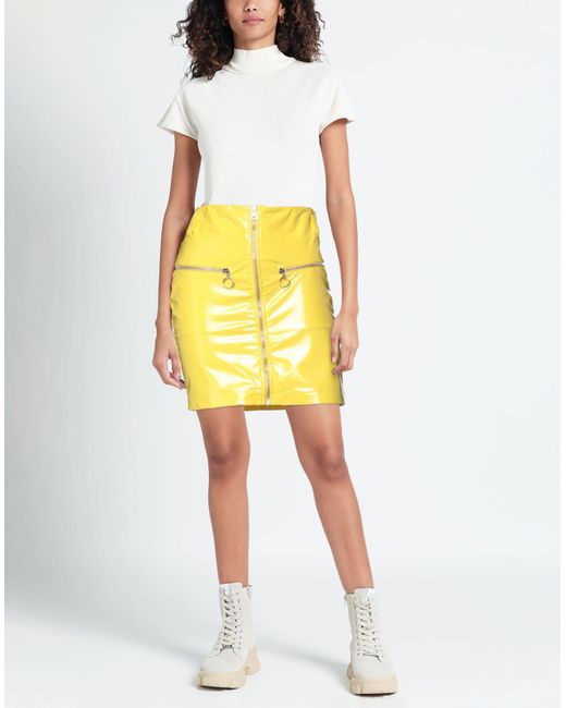 Aniye By Yellow Mini Skirt