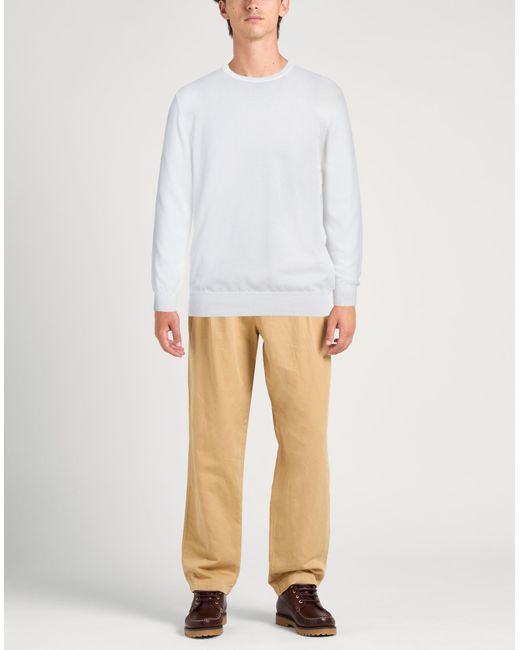 Kangra White Sweater Cotton for men