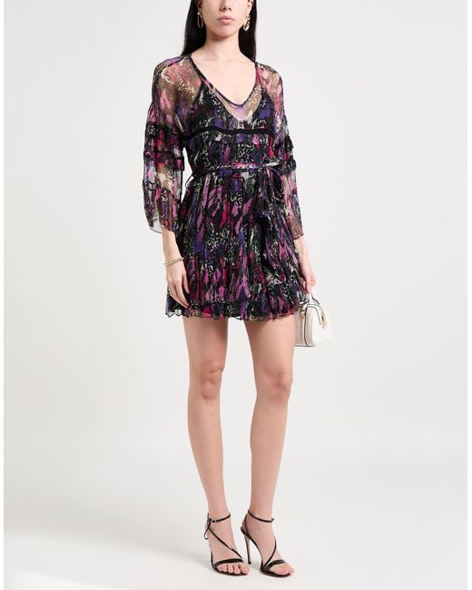 IRO Blue Mini Dress Viscose