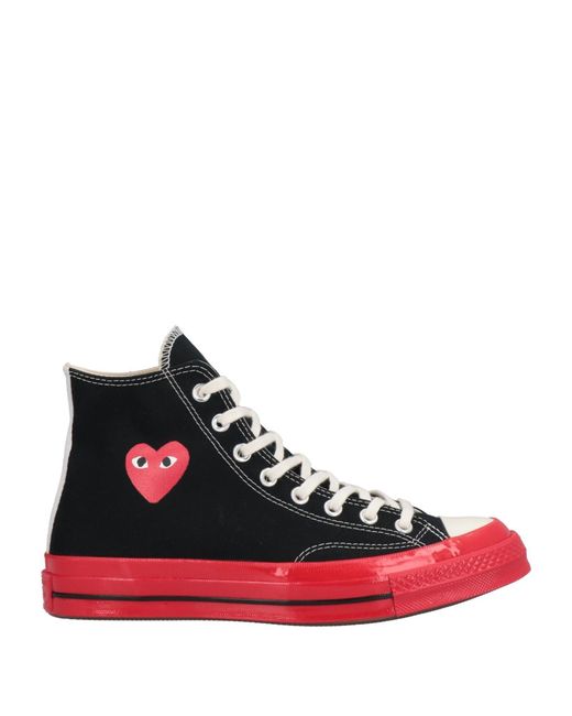 CONVERSE x COMME des GARÇONS PLAY Red Sneakers for men