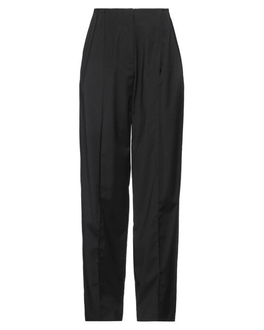 Low Classic Black Pants Wool, Polyester, Polyurethane