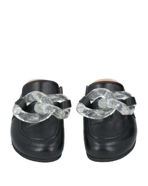 J.W. Anderson Black Mules & Clogs Calfskin for men