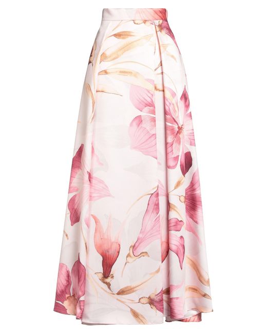 Camilla Pink Maxi Skirt Polyester