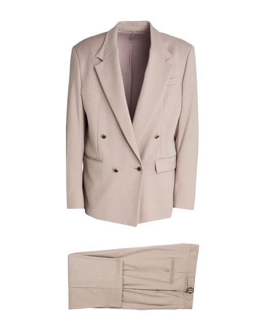 MARSĒM Natural Suit Polyester, Viscose, Elastane for men