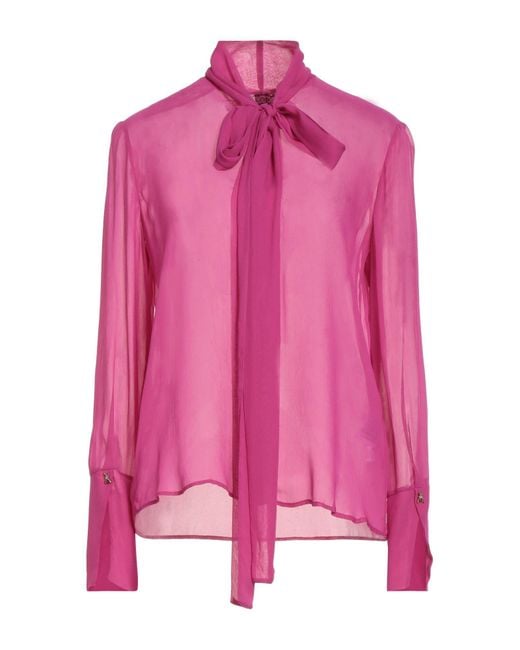 Patrizia Pepe Pink Fuchsia Shirt Viscose