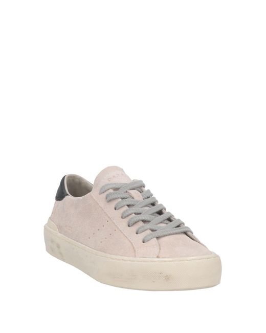 Date Gray Light Sneakers Leather