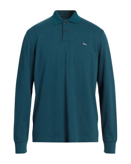 Polo Harmont & Blaine de hombre de color Blue