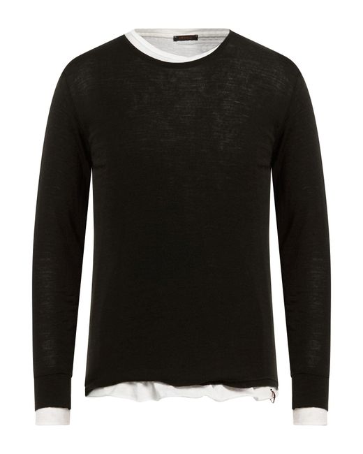 Officina 36 Black T-Shirt Cotton for men