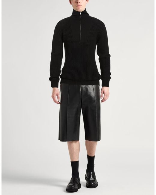 PT Torino Black Sweater Virgin Wool, Cashmere for men