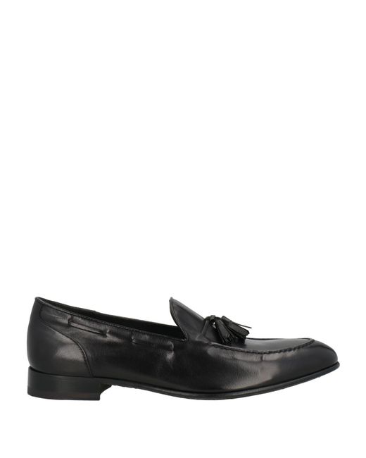 Calpierre Black Loafers Leather for men