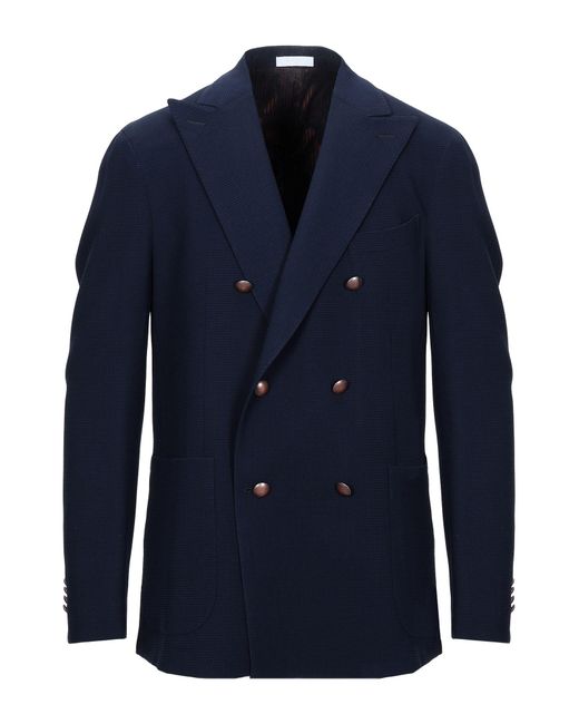 Boglioli Blue Midnight Blazer Virgin Wool for men