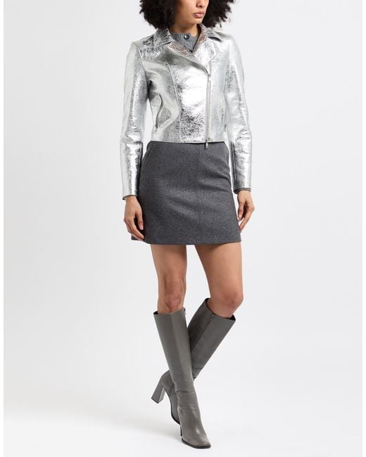 P.A.R.O.S.H. White Jacket Lambskin