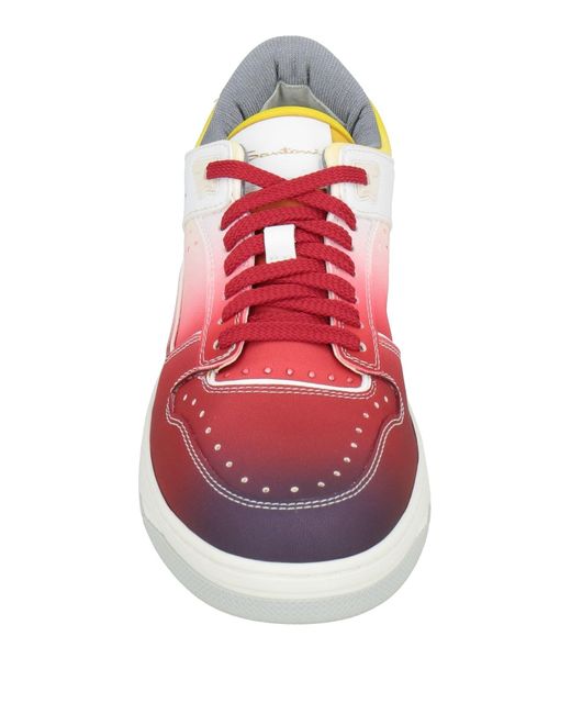Santoni Pink Sneakers for men