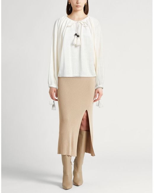 Max Mara White Sweater