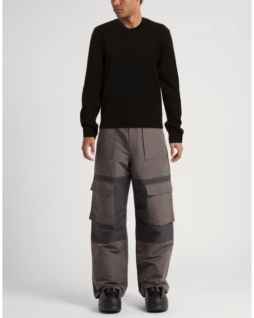 Courreges Black Sweater Viscose, Polyester for men