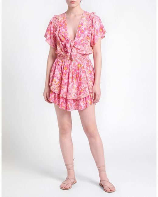 Poupette Pink Mini Dress Ecovero Viscose