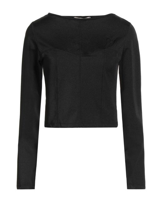 Rinascimento Black T-Shirt Polyamide, Elastane