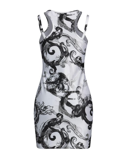 Versace Jeans Couture Gray Mini Dress