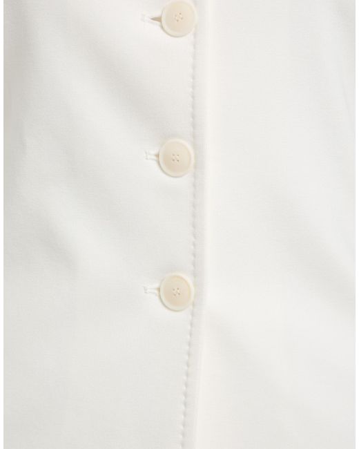 Max Mara White Tailored Vests