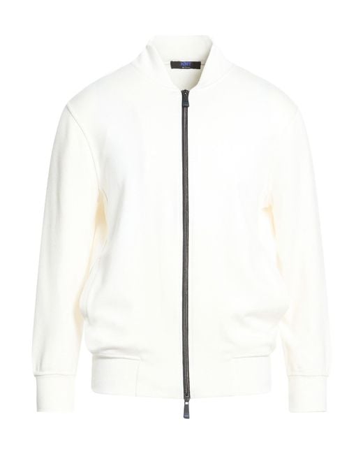 Kiton White Knt Sweatshirt Viscose, Elastane for men