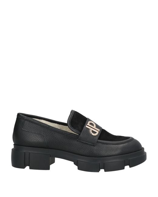 Pollini Black Mokassin