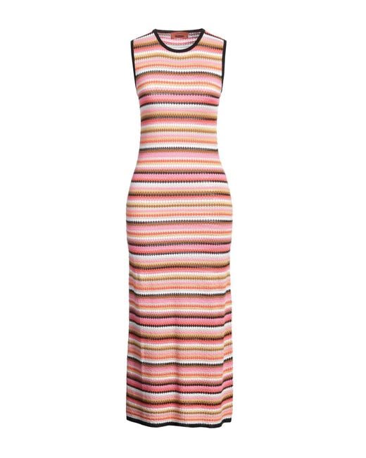 Missoni White Midi Dress Cotton, Viscose