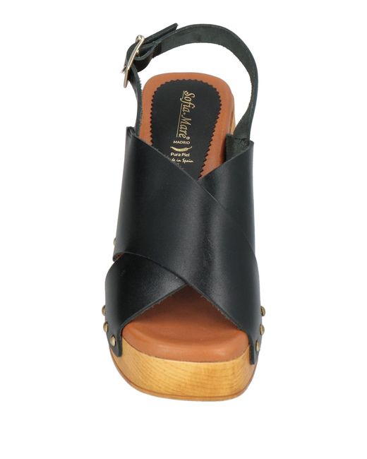 SOFIA MARE Black Sandals