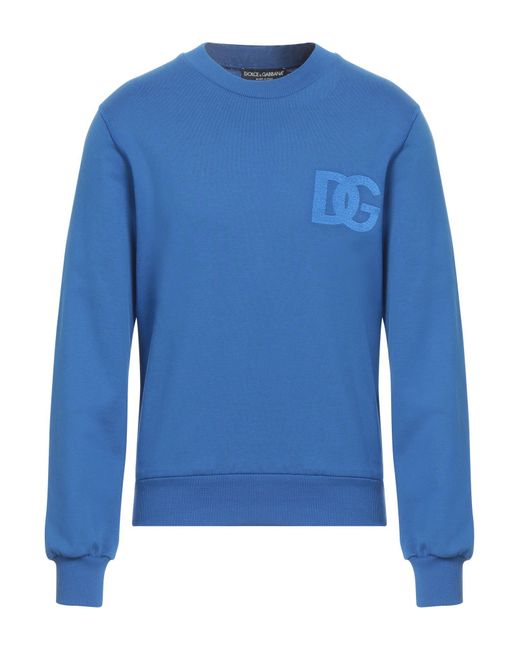 Dolce & Gabbana Blue Sweatshirt for men