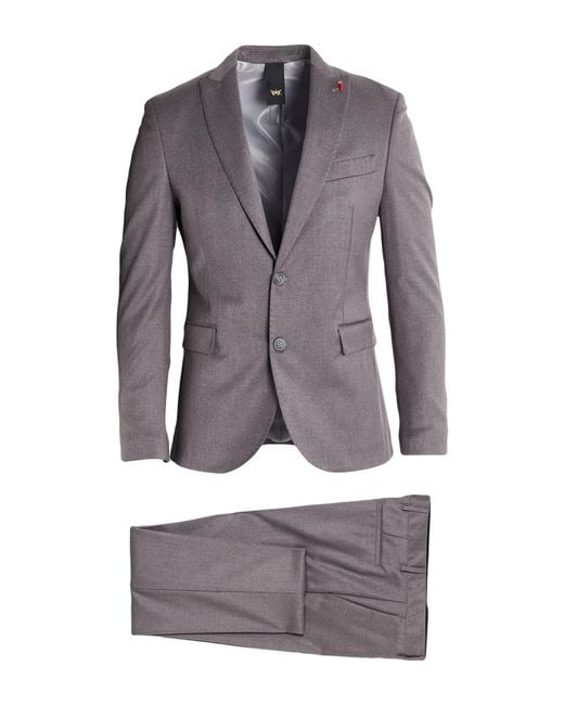 MULISH Gray Suit for men
