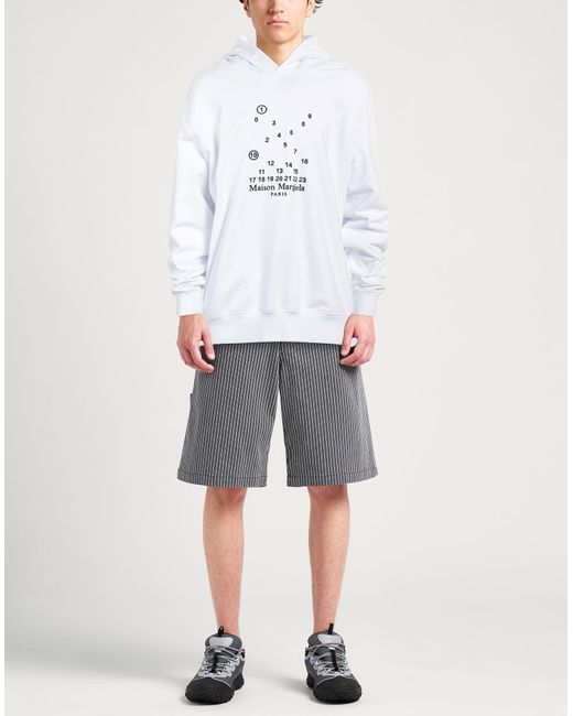 Maison Margiela White Sweatshirt Cotton for men