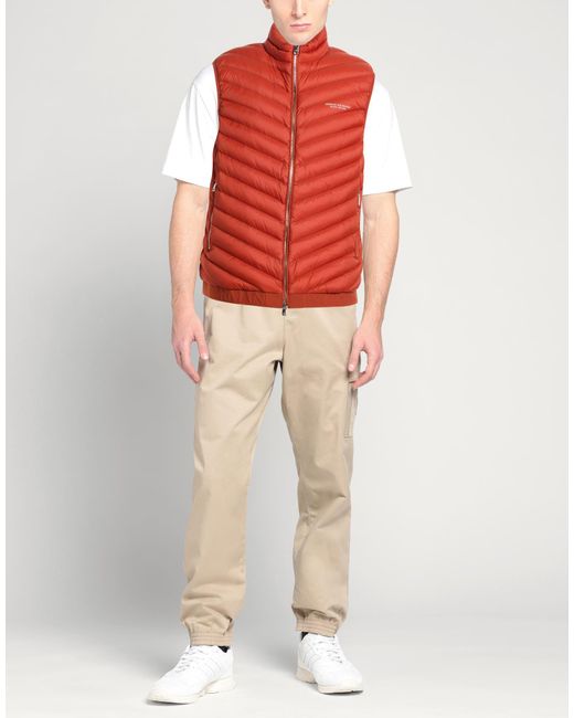 ARMANI EXCHANGE Red Gilet for men