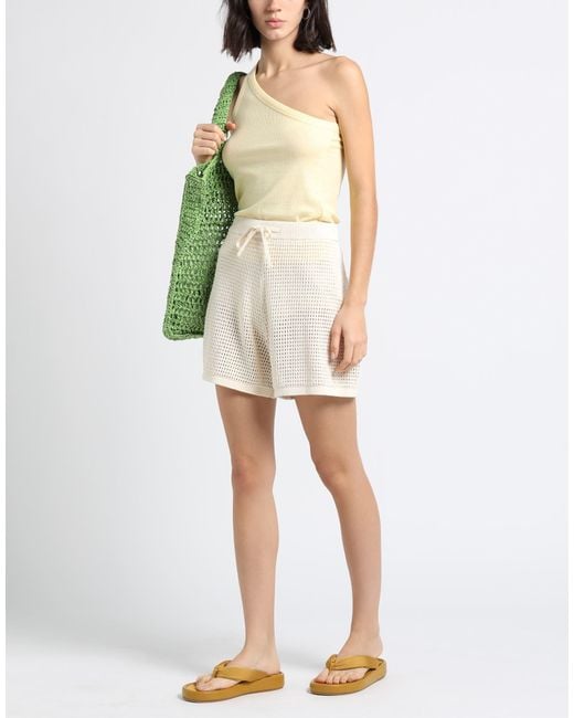 Nanushka Natural Shorts & Bermuda Shorts