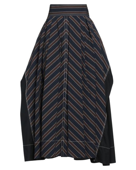 Tory Burch Blue Maxi Skirt