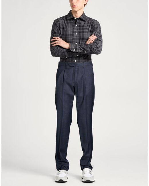 Caruso Blue Trouser for men