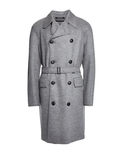 armani grey coat