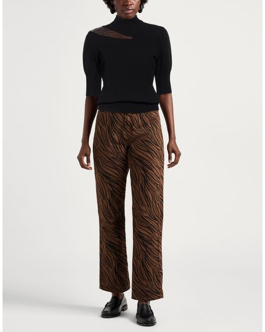 Genny Black Turtleneck Viscose, Polyester, Polyamide