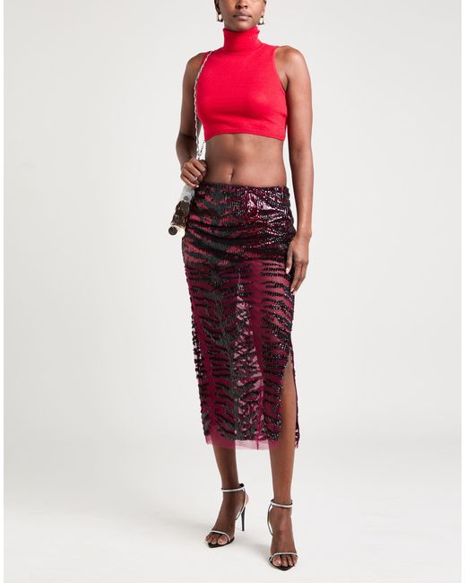 Pinko Purple Midi Skirt