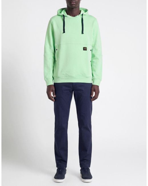 Paul & Shark Green Sweatshirt for men