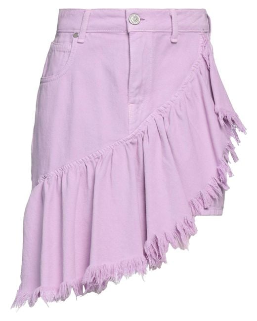Gaelle Paris Purple Denim Skirt