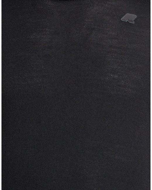 K-Way Black Turtleneck for men