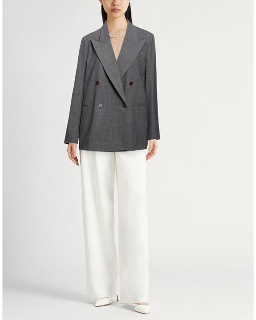 Alysi Gray Chocolat Blazer Polyester, Virgin Wool, Elastane