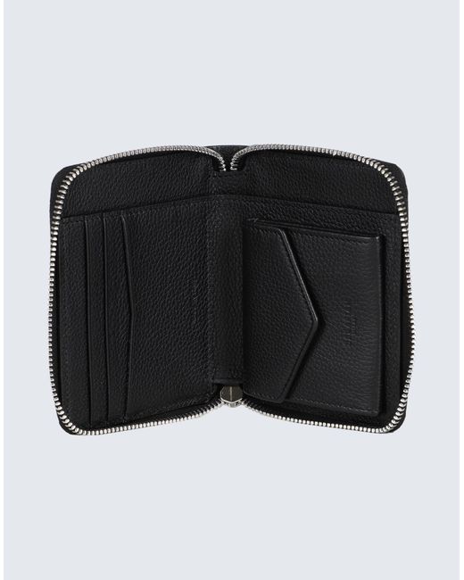 Serapian Black Wallet Calfskin