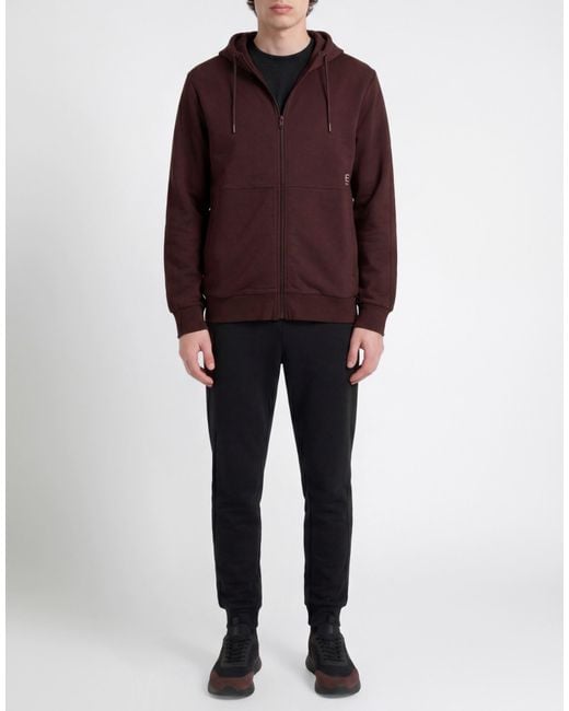 EA7 Brown Sweatshirt Cotton for men