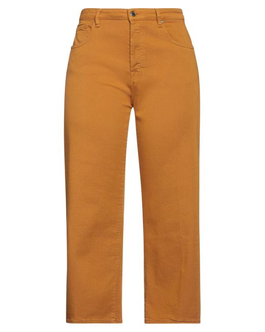 TRUE NYC Orange Denim Trousers