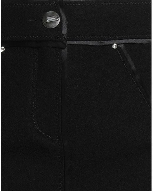 22 Maggio By Maria Grazia Severi Black Midi Skirt Nylon, Virgin Wool, Silk, Lyocell, Elastane