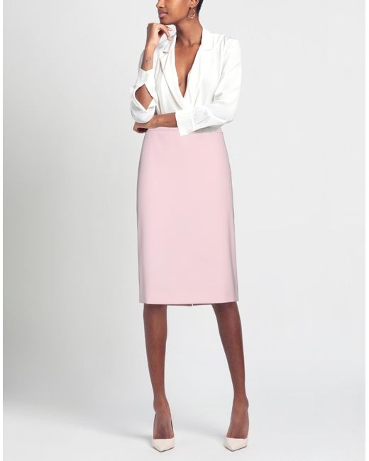 Boutique Moschino Pink Midi Skirt