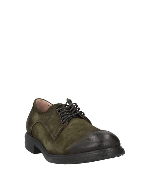 Mjus Brown Military Lace-Up Shoes Leather for men