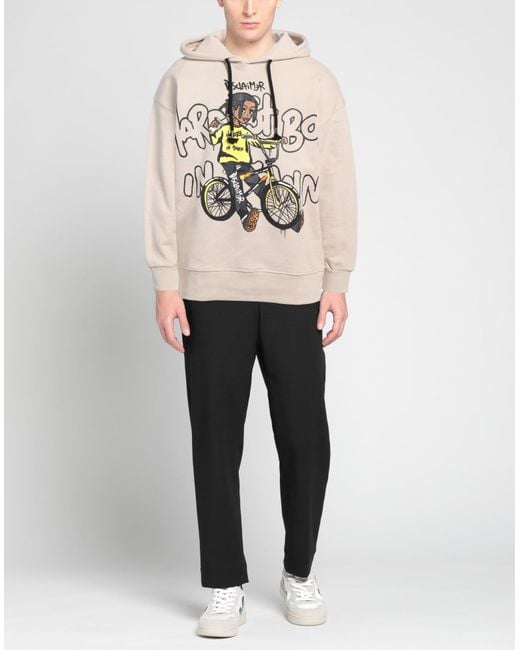 DISCLAIMER White Sweatshirt for men
